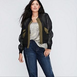 Military Glam Mesh Bomber 18/20